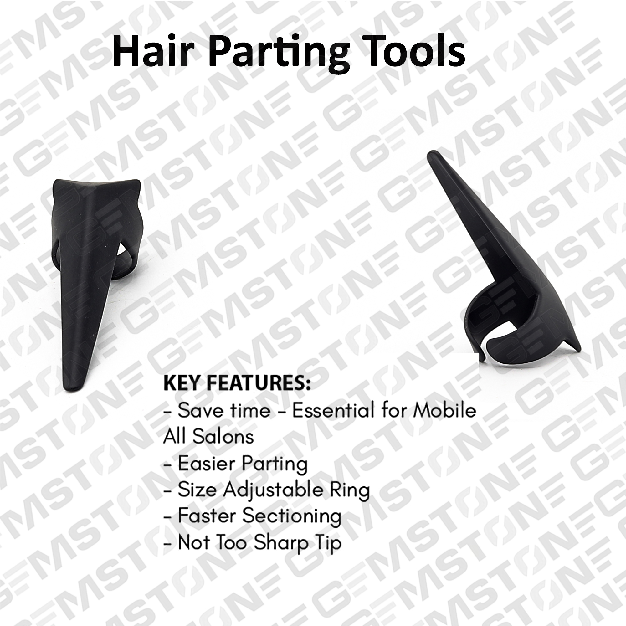 3-Comb- Hair Clips Sparater